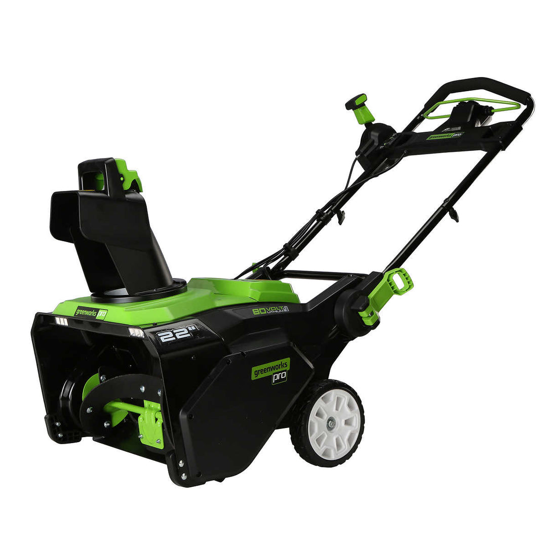 Greenworks Pro 80V Cordless Snow Blower, 22 in. without battery and charger