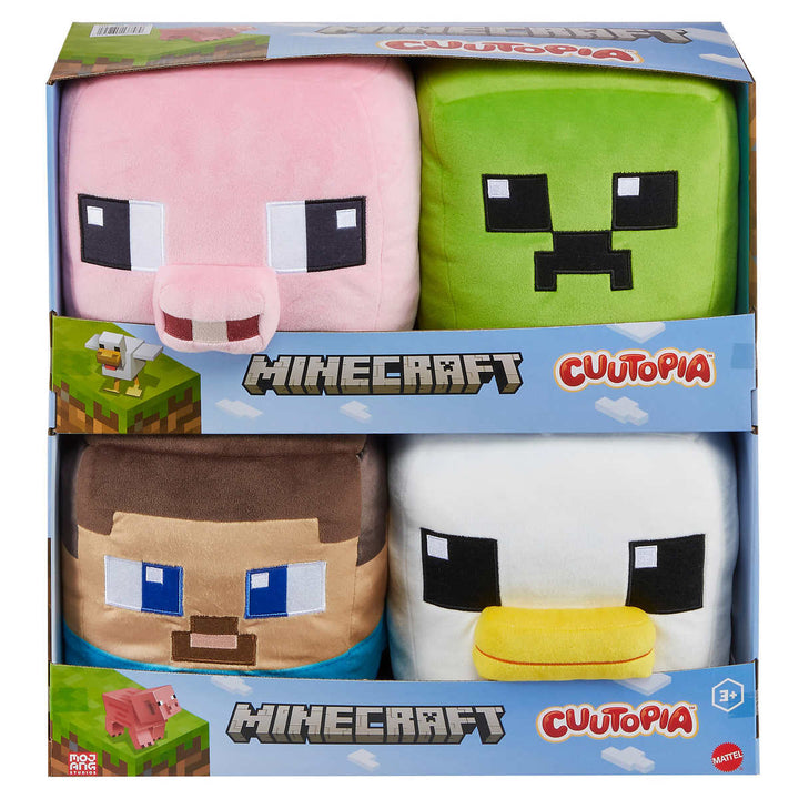 Minecraft - Cuutopia - 10" Figure 4-Pack