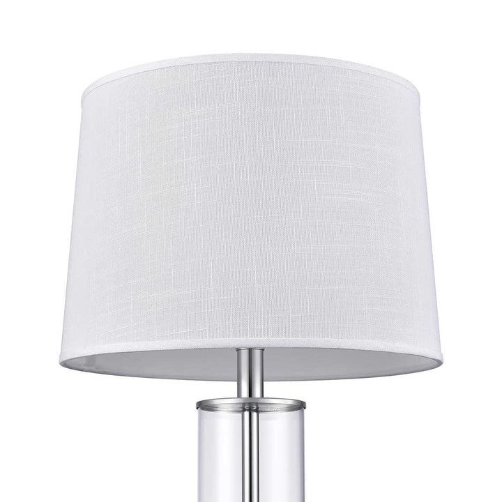 Bridgeport Designs - Set of 2 Contemporary Glass Table Lamps