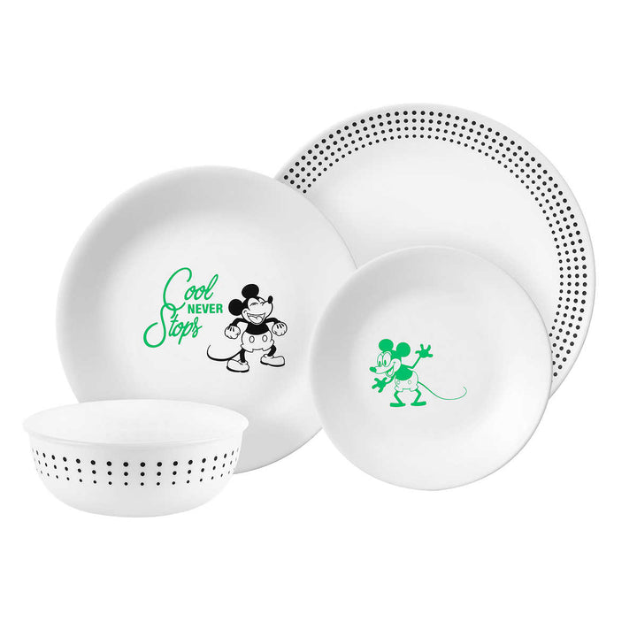Corelle 16-Piece Dinnerware Set, Mickey Mouse