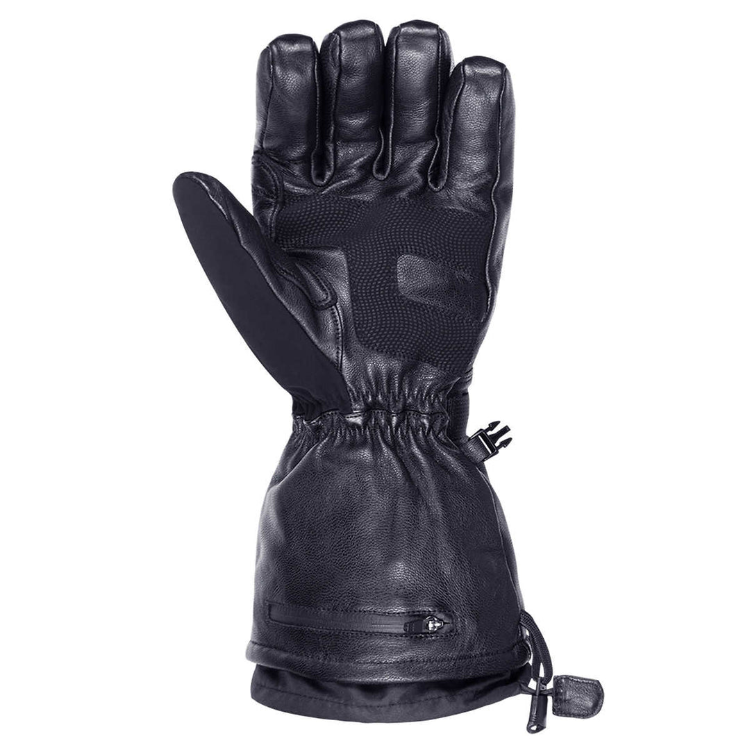 Karbon - Heated goatskin ski gloves with 2 lithium-polymer batteries