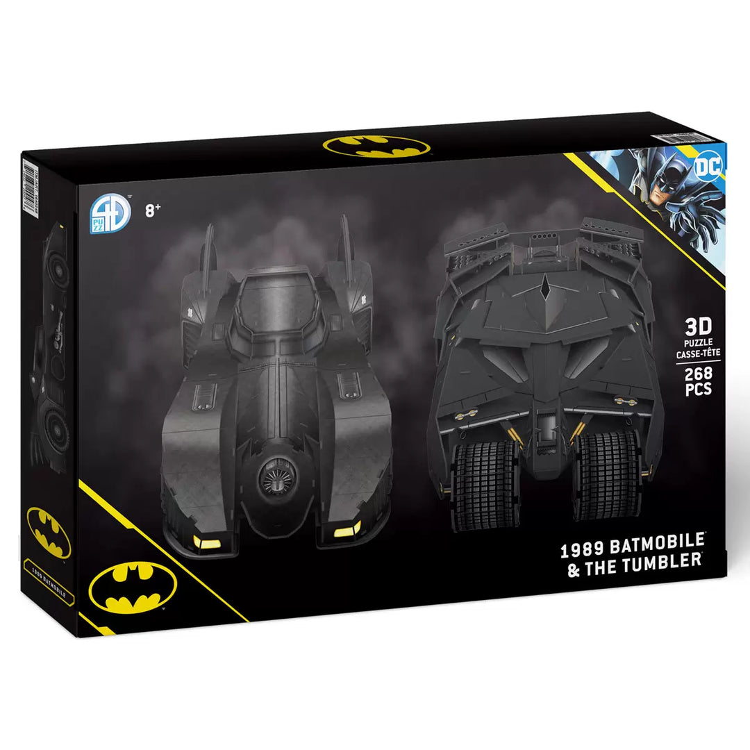 4D Puzz - Batmobile and the Tumbler from Batman 1989
