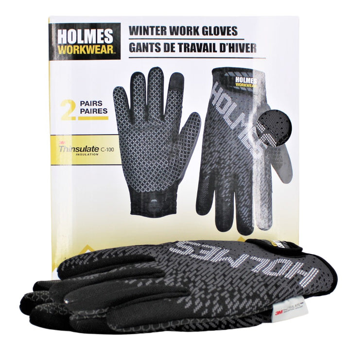 Holmes workwear - Winter work gloves, 2 pairs