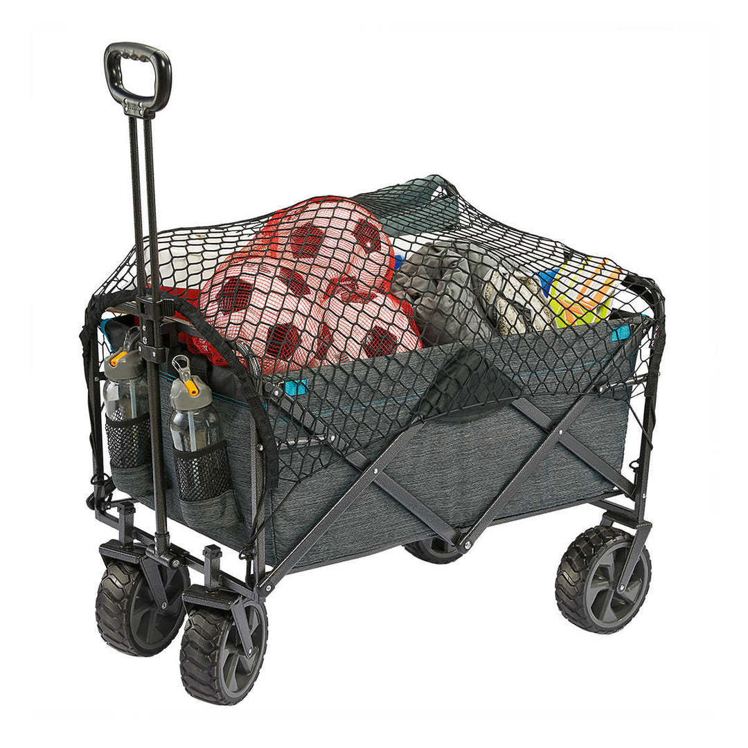 Mac Sports - Extra Large Folding Cart with Cargo Net