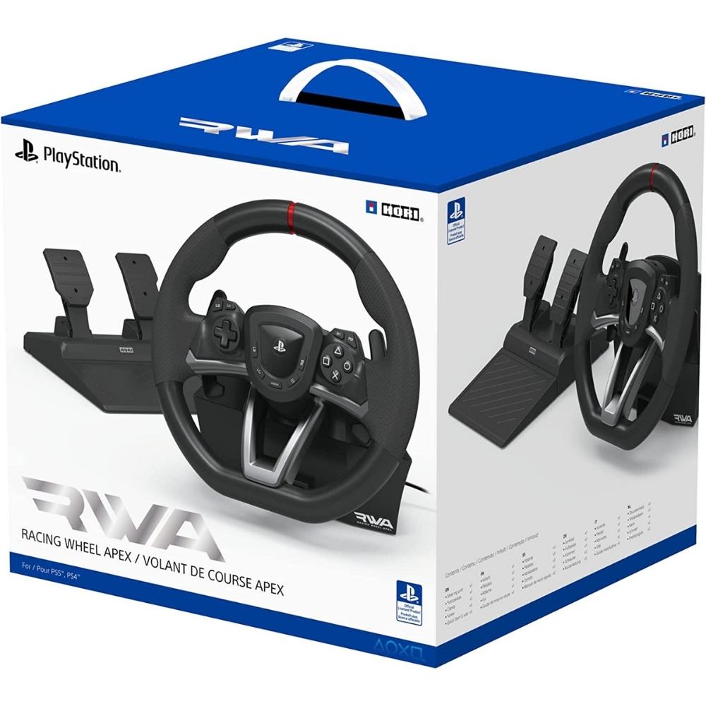 Playstation - Apex Racing Wheel for Playstation 5, PlayStation 4 and PC - Compatible with Gran Turismo 7 