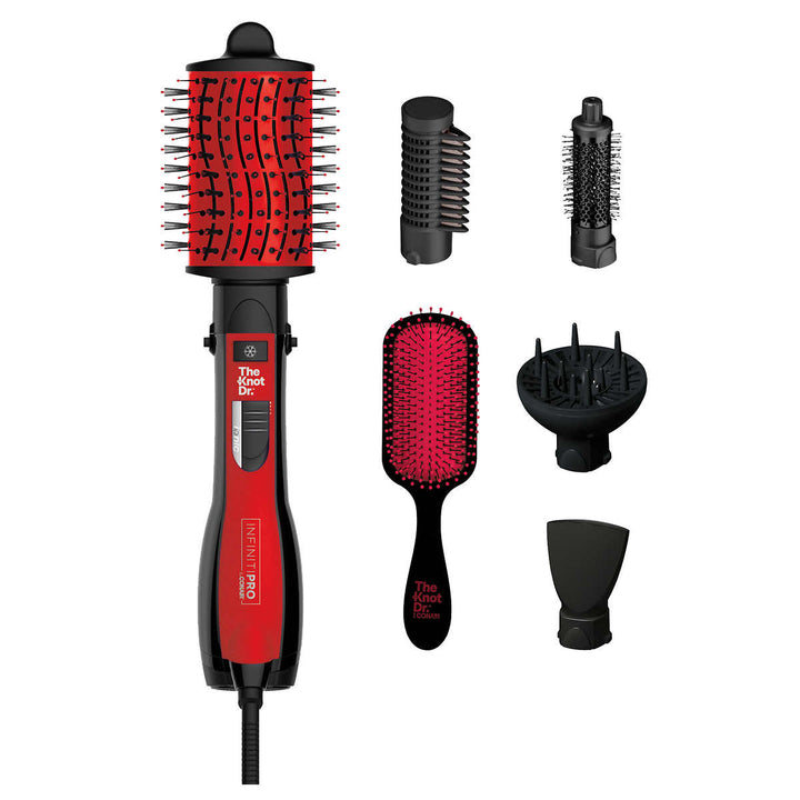 Conair - Knot Doctor 6-Piece Hot Air Brush with Titanium Technology