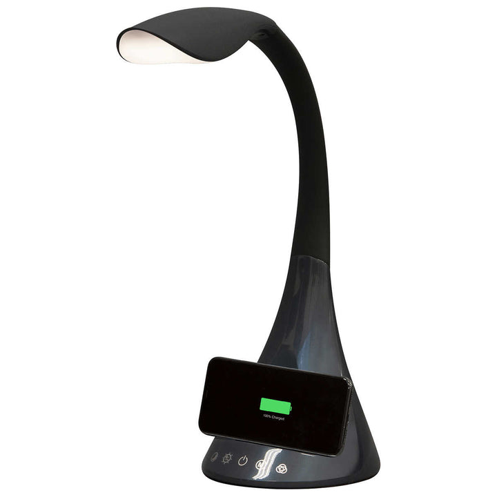 UltraBrite - Modern Style LED Desk Lamp with Wireless Charging