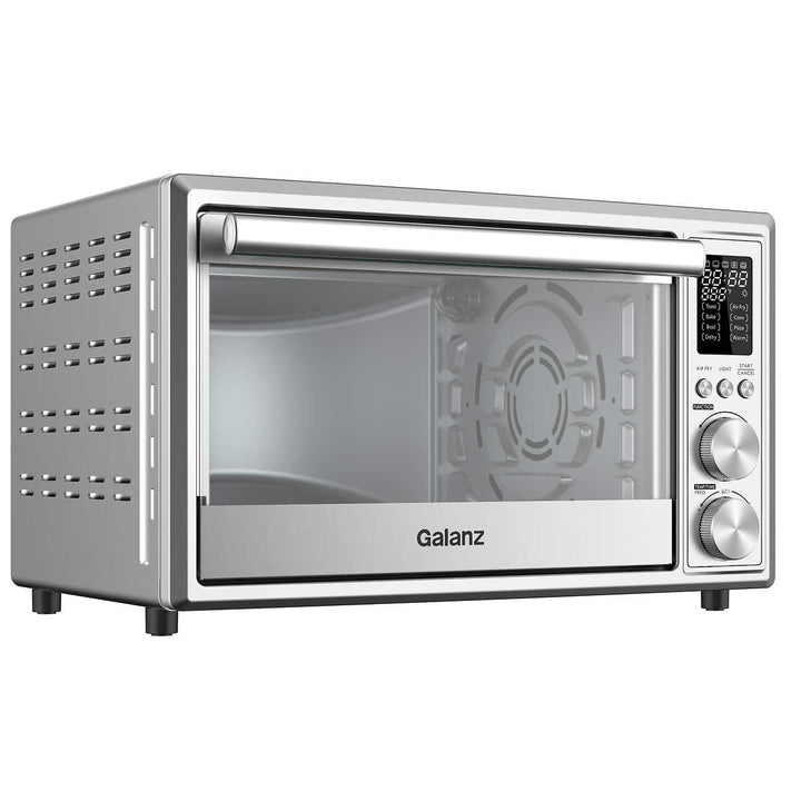 Galanz - Digital toaster oven for 6 slices, hot air, stainless steel