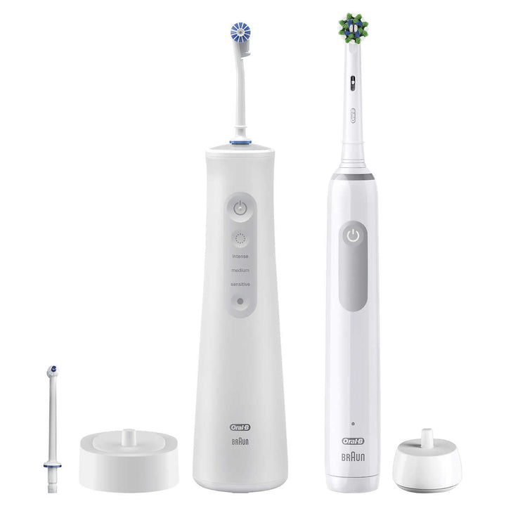 Oral-B 2-in-1 Professional Dental Care Set, Water Flosser and Toothbrush 