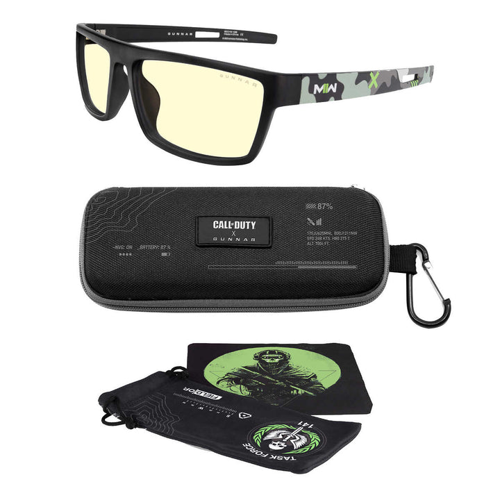 Gunnar - Call of Duty - Lunettes anti-lumière bleue - Edition Tactical