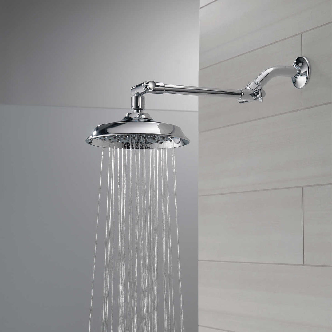 Delta 3-Setting Showerhead with Adjustable Arm in Chrome