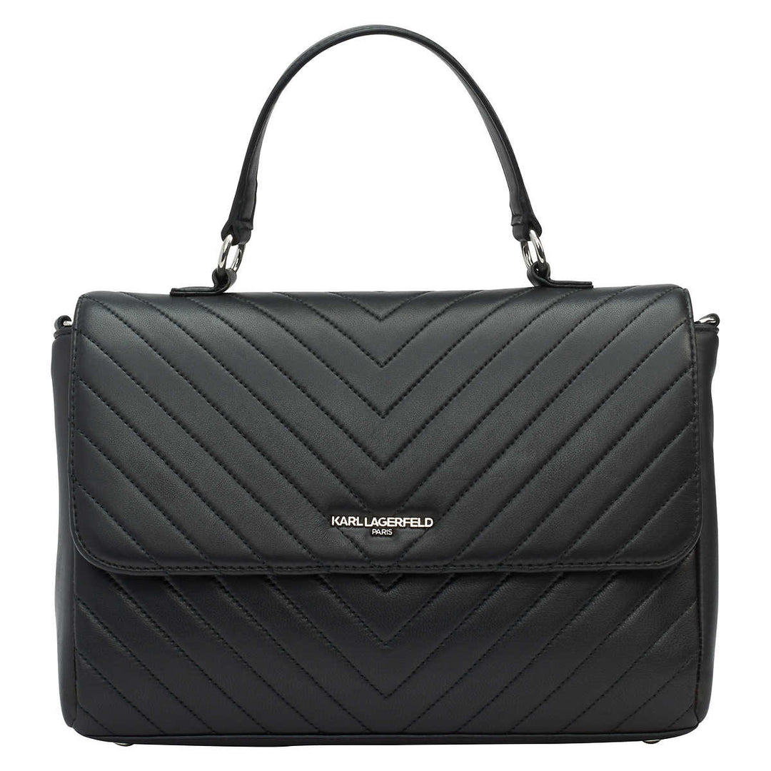 Karl Lagerfeld – Genuine leather handbag model “Charlotte” 