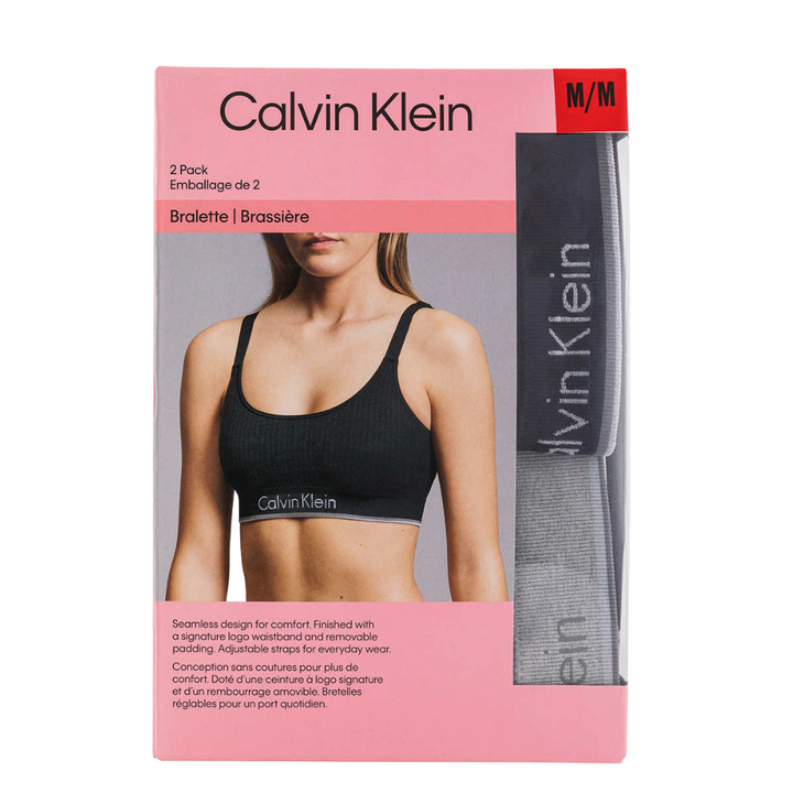 Calvin Klein - Bralettes, paquet de 2