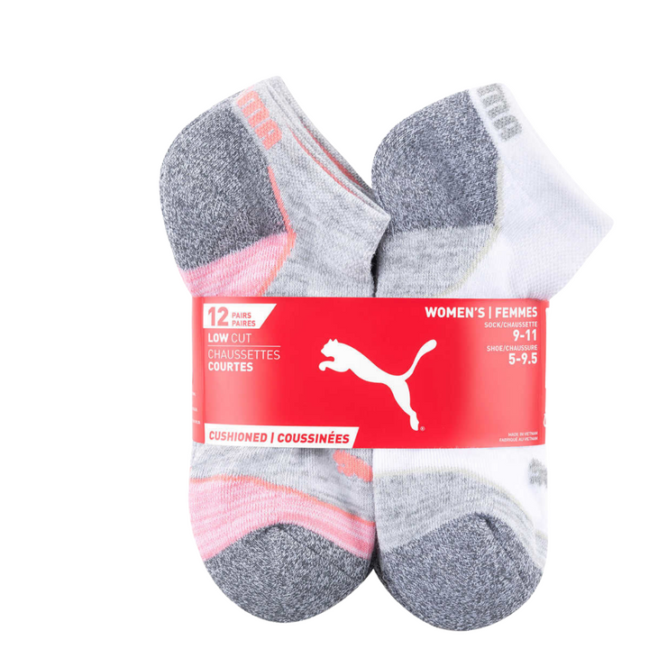 Puma – Paquet de 12 paires de chaussettes sport pour femme
