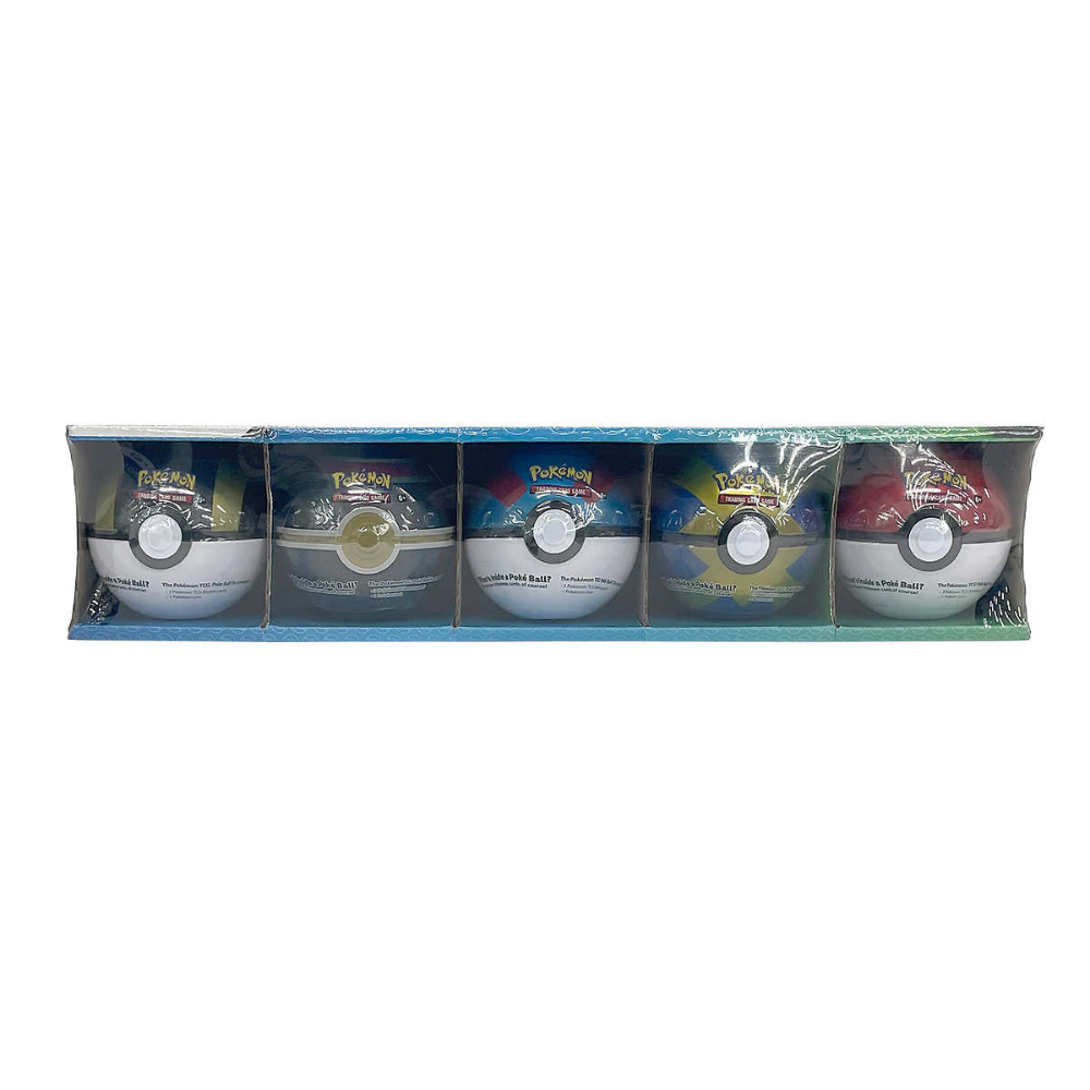 Pokémon – Ensemble de 5 Poké Balls - Version anglaise