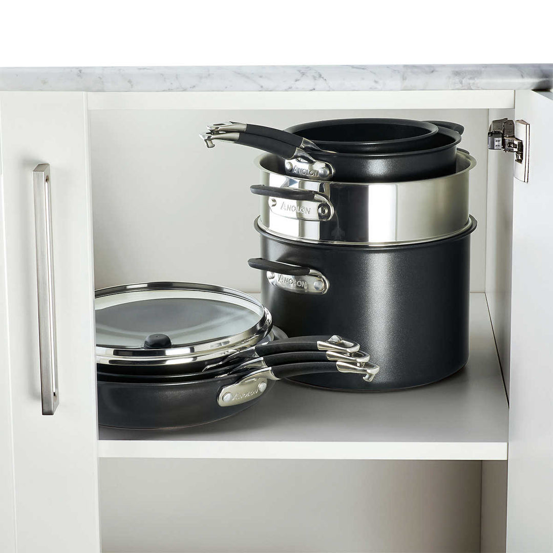 Anolon 10-Piece Hard Anodized Cookware Set