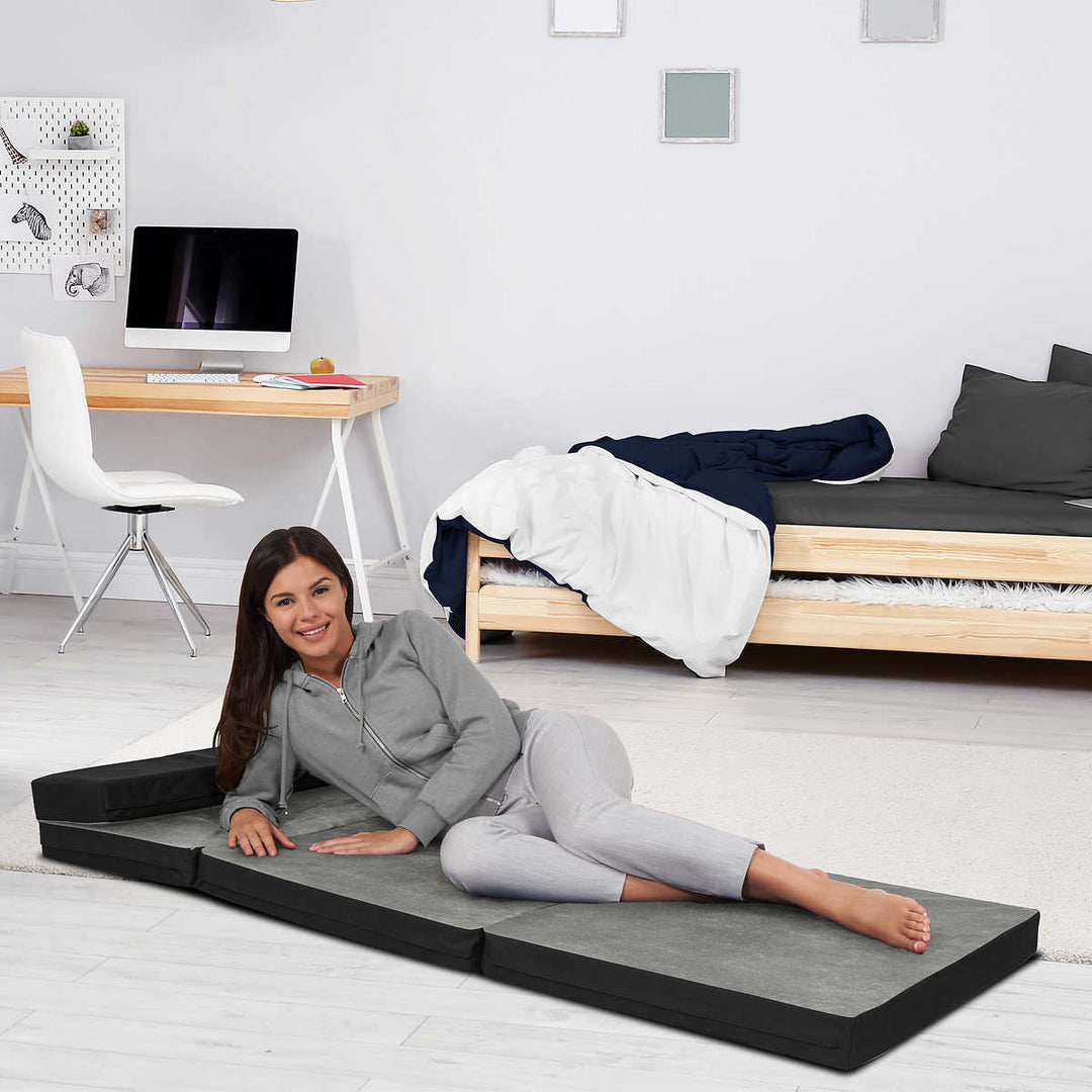 Lounge &amp; Co. - Multipurpose mattress with synthetic micromink top 