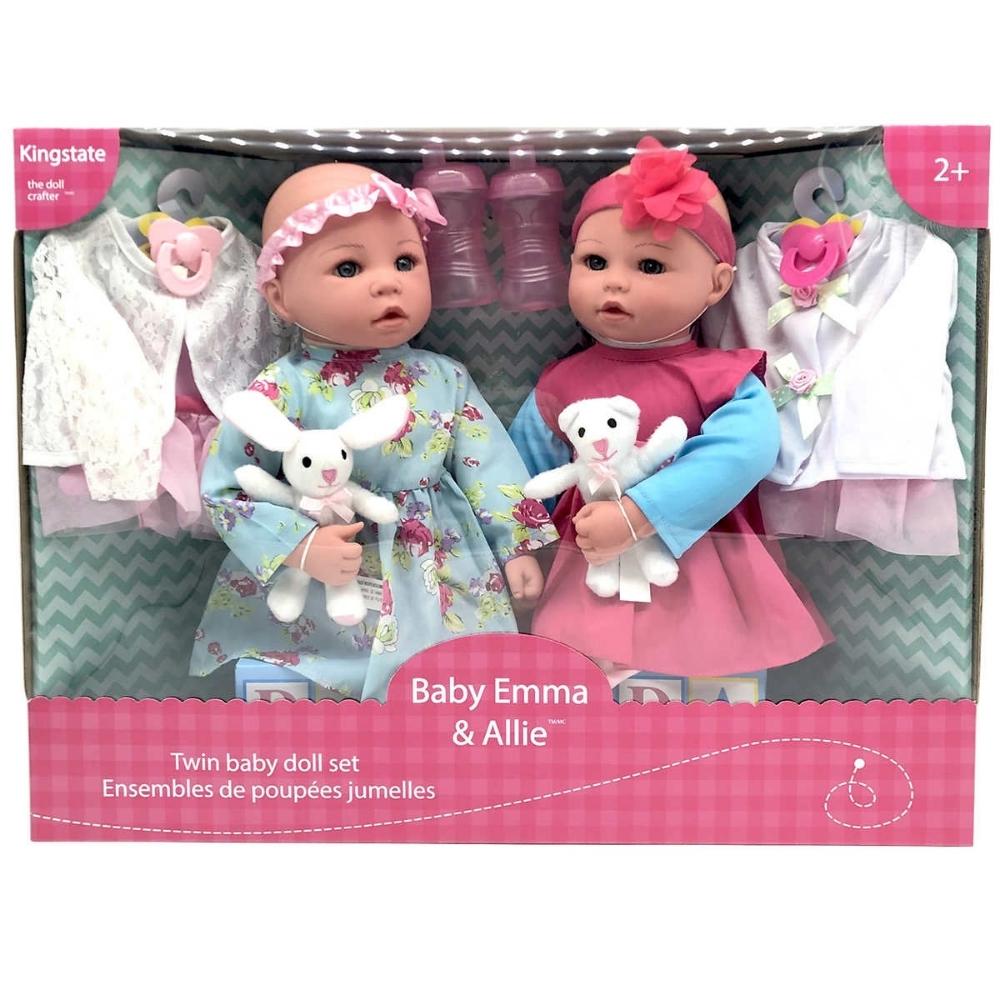 Kingstate Baby Emma Allie Twin Baby Doll Set - Main Image