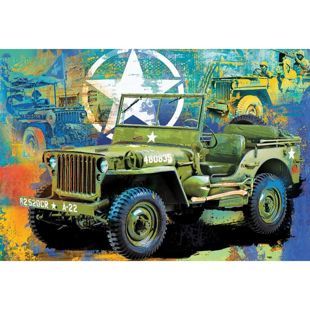 Eurographics - 550 Piece Military Jeep Jigsaw Puzzle 