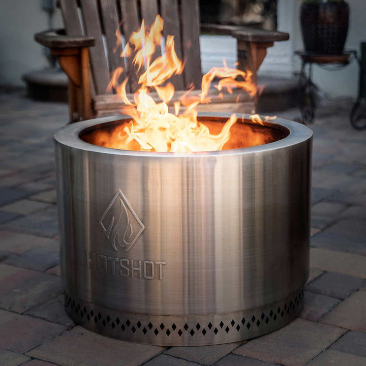 HotShot - 22" Diameter Wood Fire Pit and Grill
