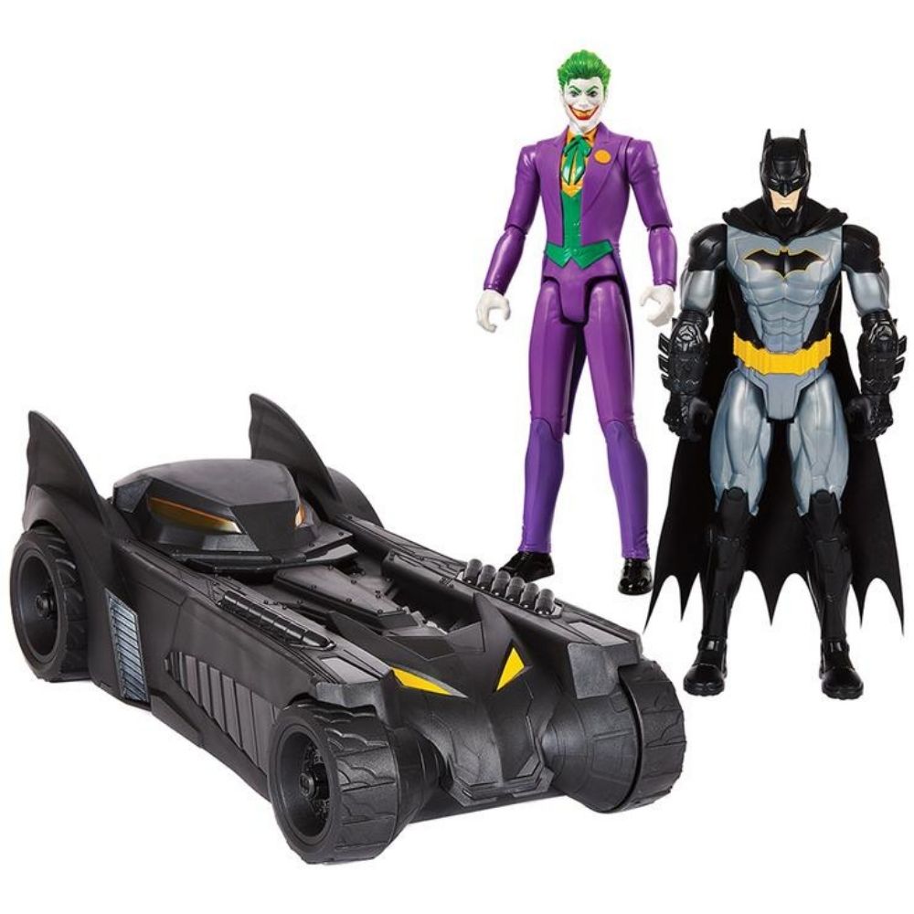 Spin Master - Batman vs Le Joker figurines d'action avec véhicule