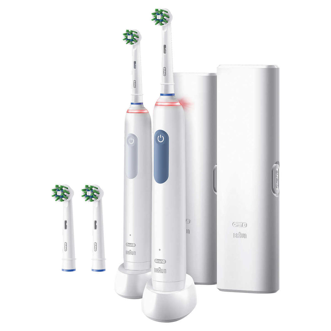 Oral B - Smart Clean 360 - Ensemble de 2 brosses à dents électriques rechargeables