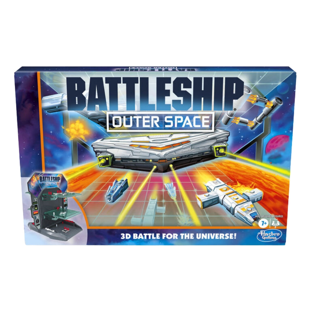 Hasbro - Jeu de société 3D Battleship Outer Space, pour 2 joueurs