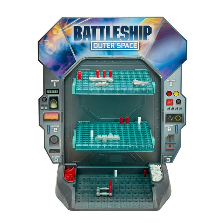 Hasbro - Jeu de société 3D Battleship Outer Space, pour 2 joueurs