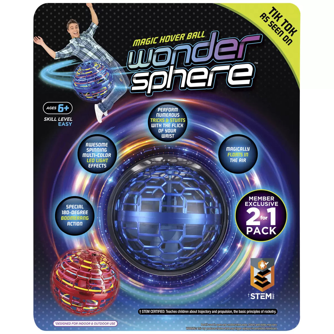 Wonder Sphere - Set of 2 Magic Hover Flying Balls