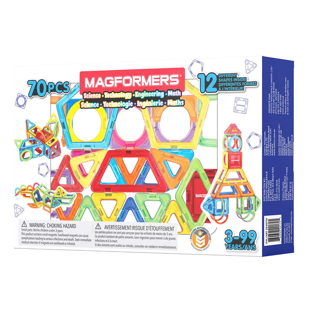 Magformers - Ensemble de construction 70 pièces