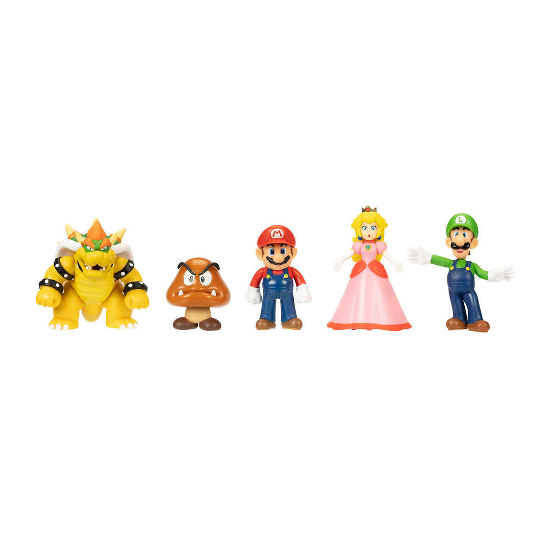 Jakks Pacific - Super Mario Bowser Deluxe Airship Set with 5 Figures