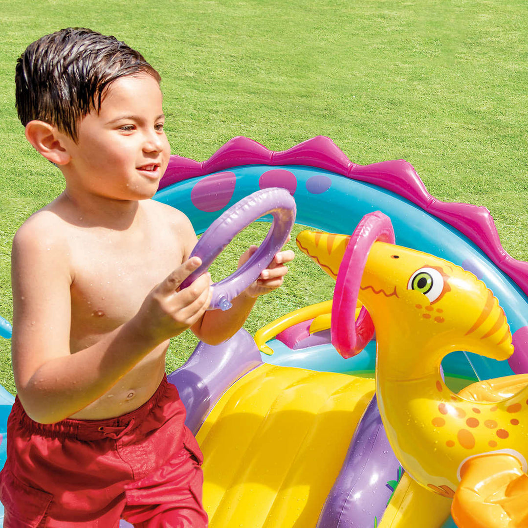 Intex - Dinoland inflatable water game