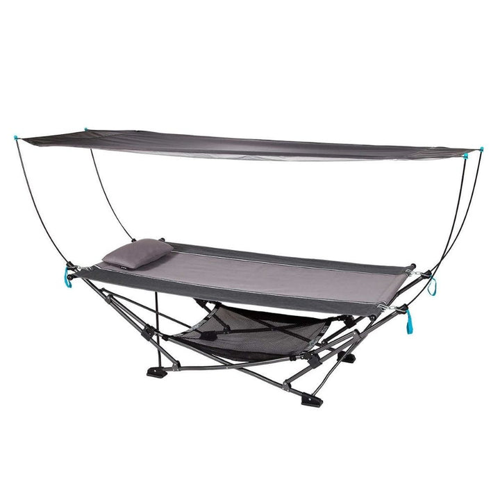 Mac Sports - Folding hammock with removable sun canopy