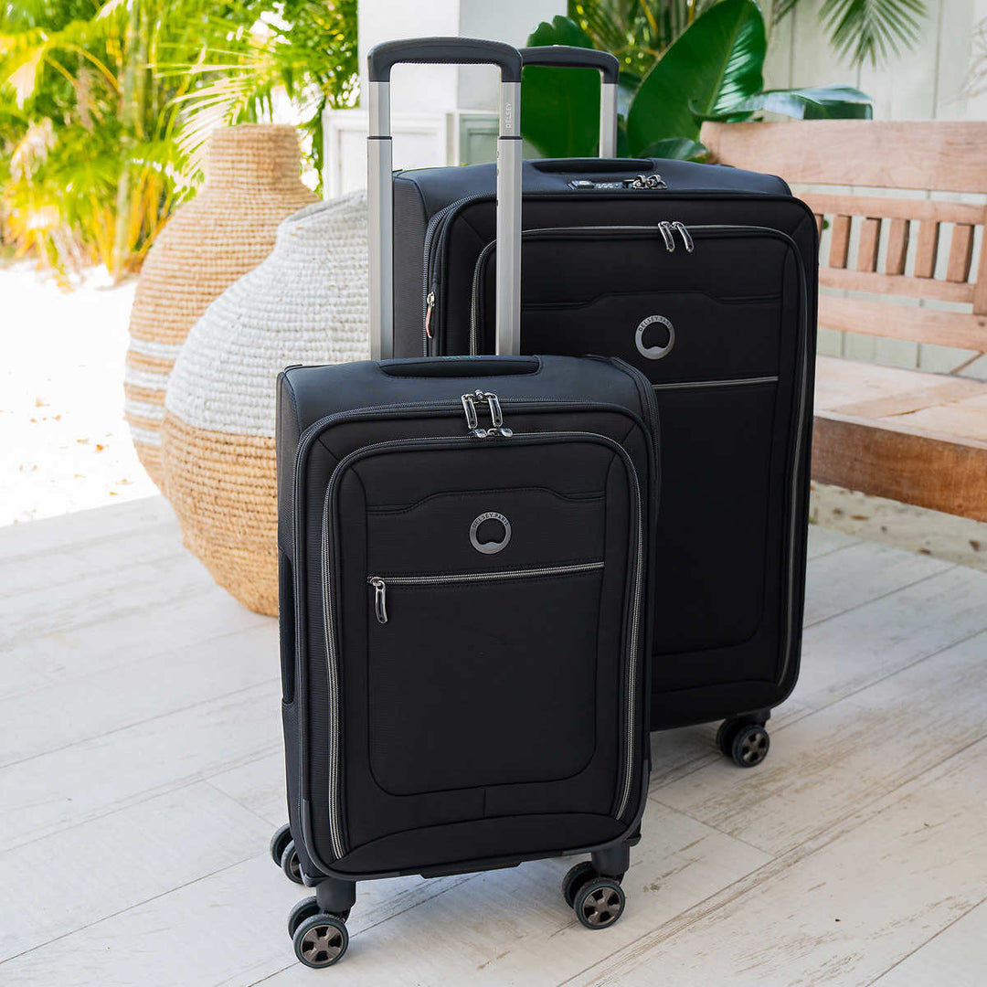 Delsey - Set of 2 soft suitcases, Helium