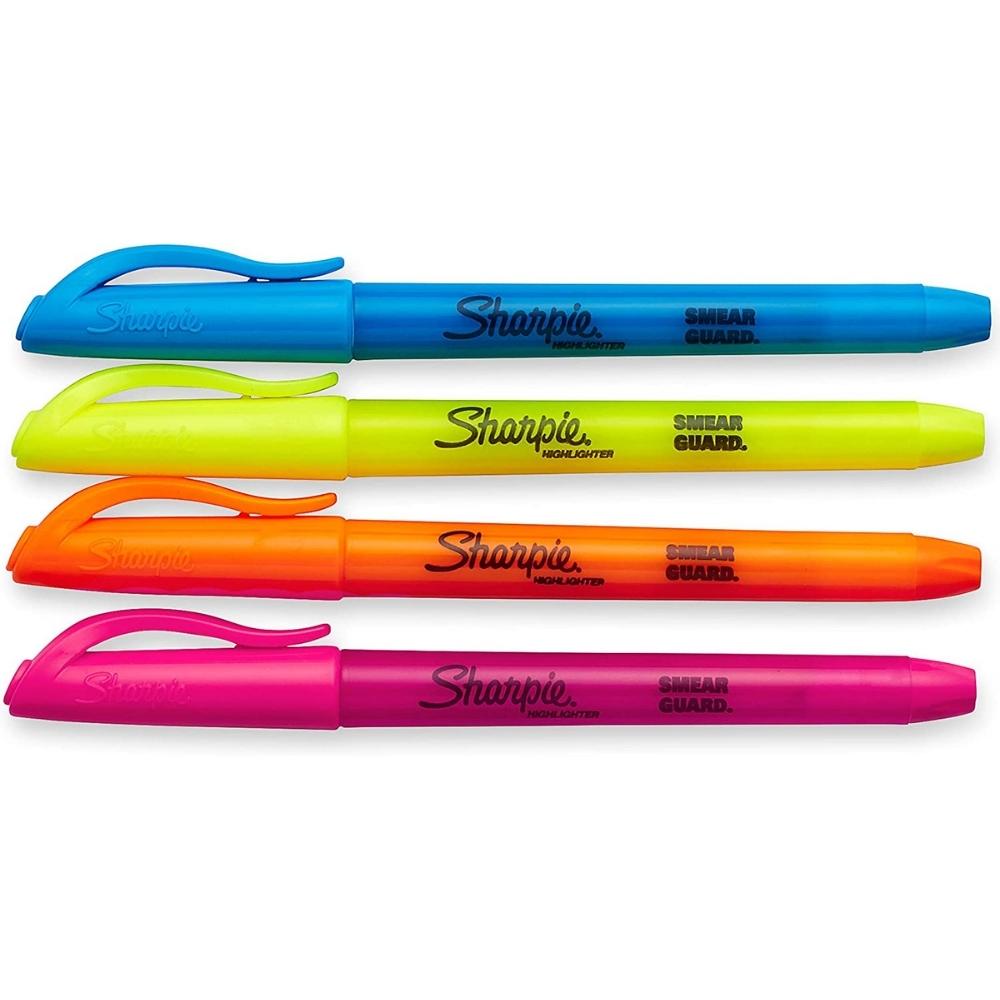 Sharpie - Narrow Tip Pocket Highlighter, Carded Material, Fluorescent Ink, Accent 27174 