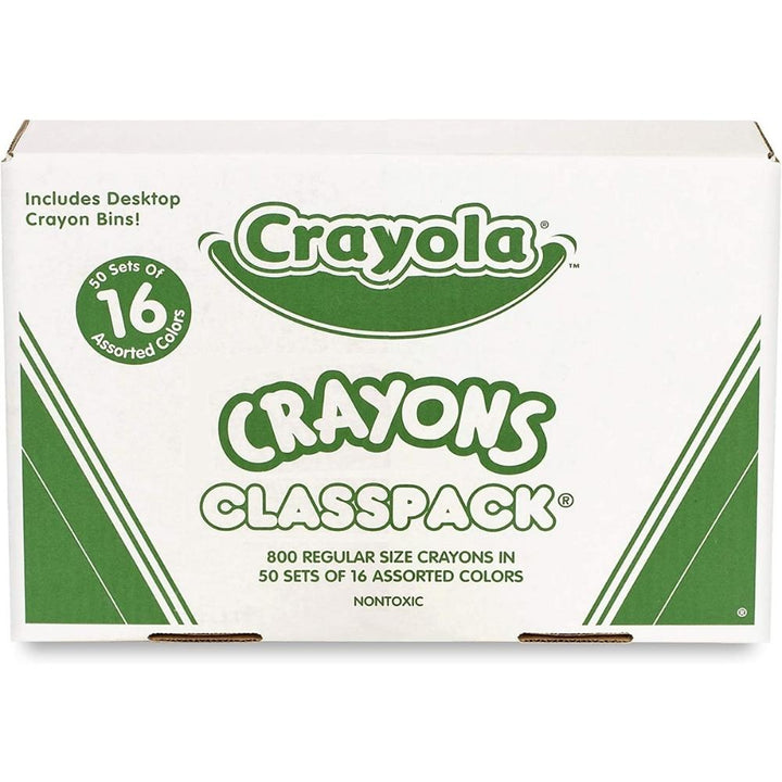 Crayola - Crayons de cire Classpack 800 crayons