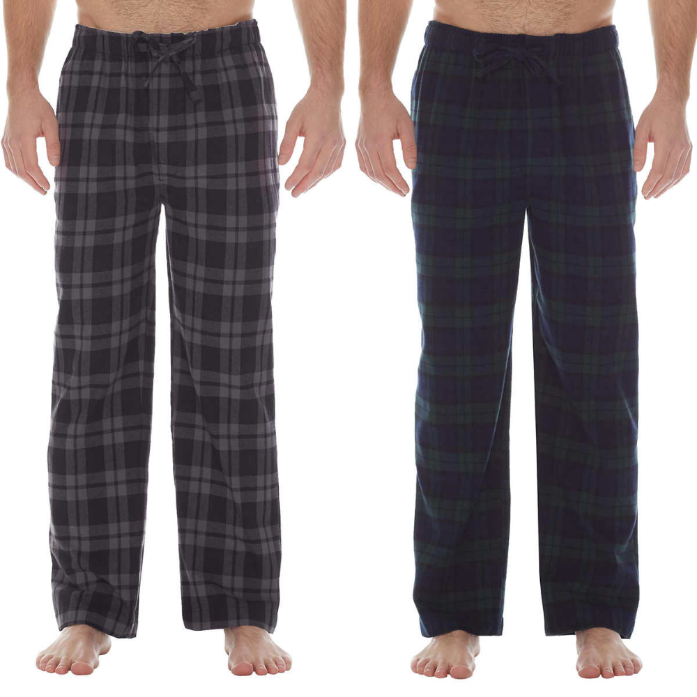 Pierre Cardin - Men's Flannel Lounge Pants, 2 Pack