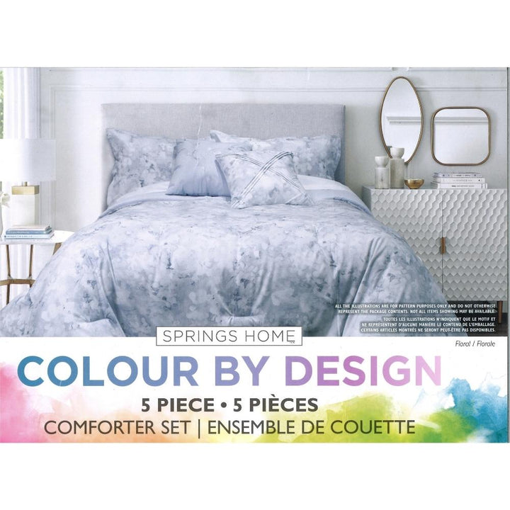 Springs Home - Color By Design - 5 Piece Duvet Set