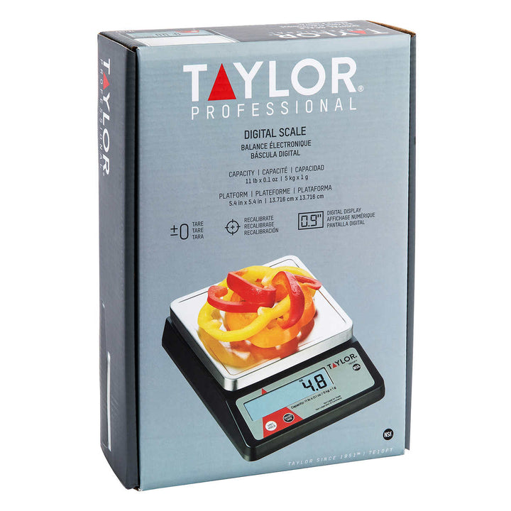 Taylor - Balance de portion numérique compacte 5 kg maximum