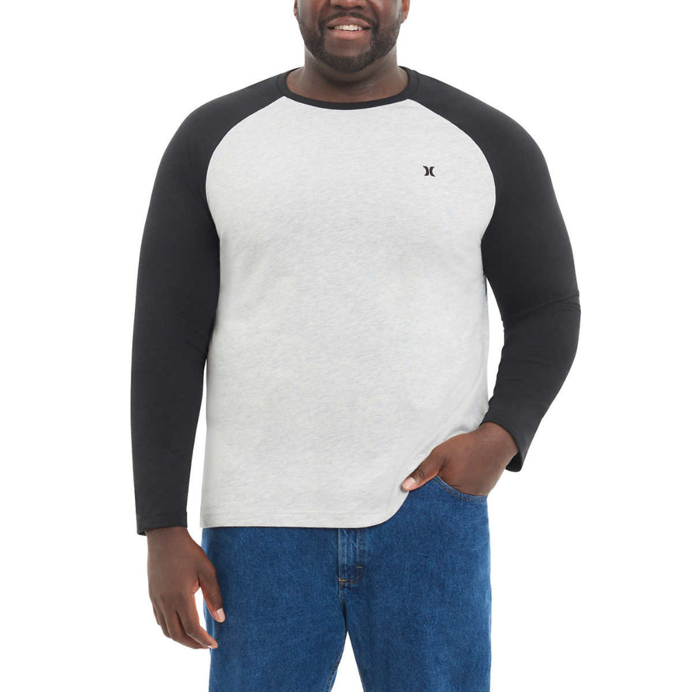 Hurley - Men's Long Sleeve Shirt, 2-Pack