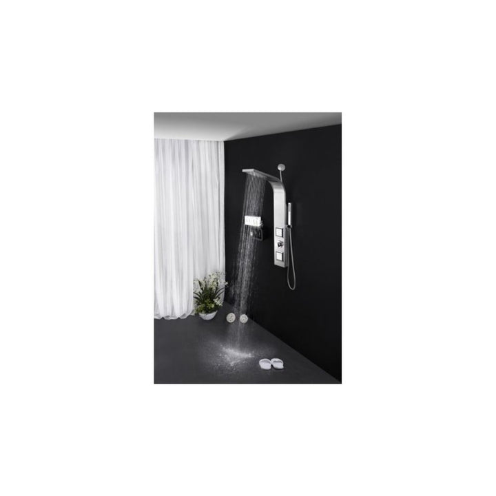 A & E Bath SP11 Vista XI Shower Panel - Chrome