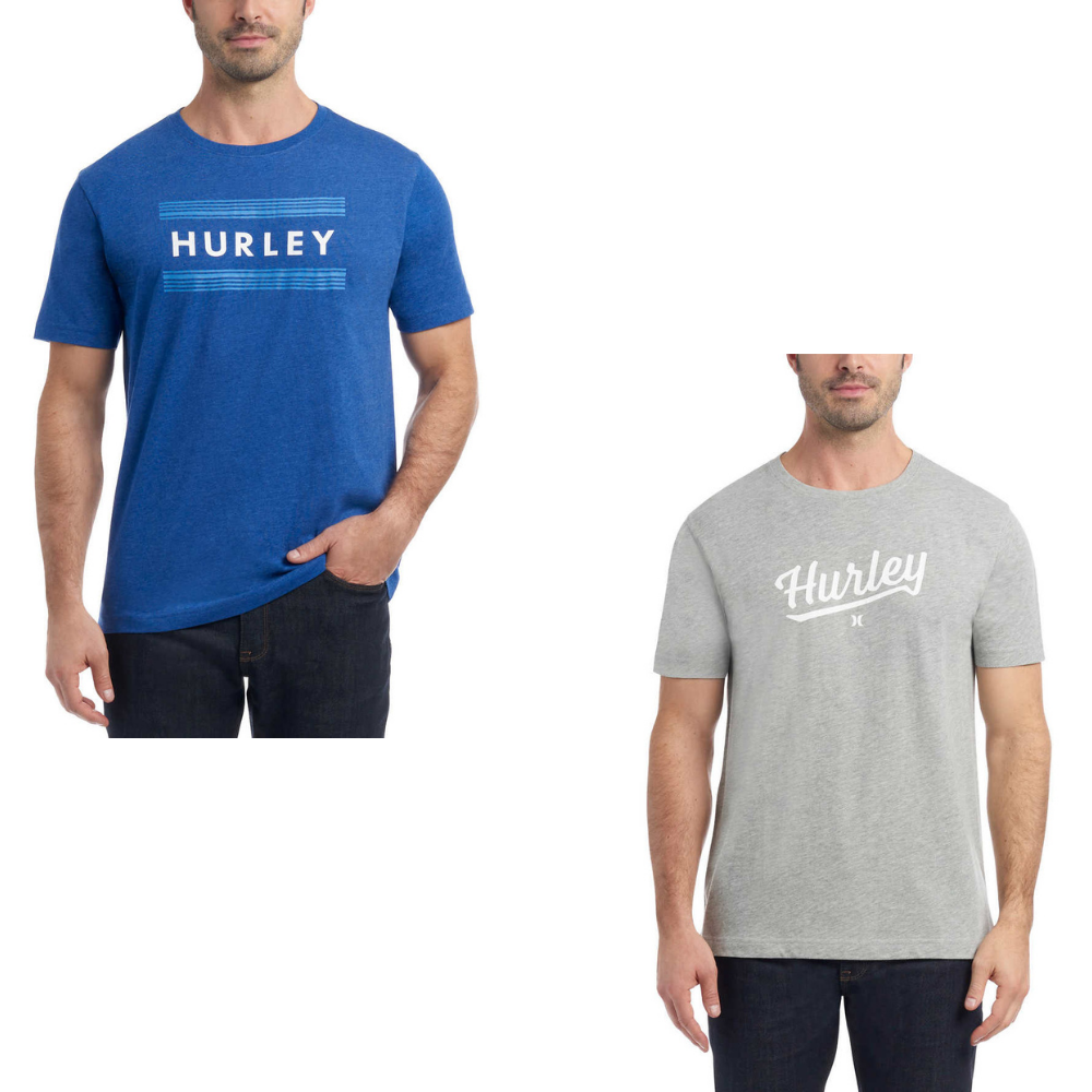 Hurley - Men's Short Sleeve Shirt, 2-Pack