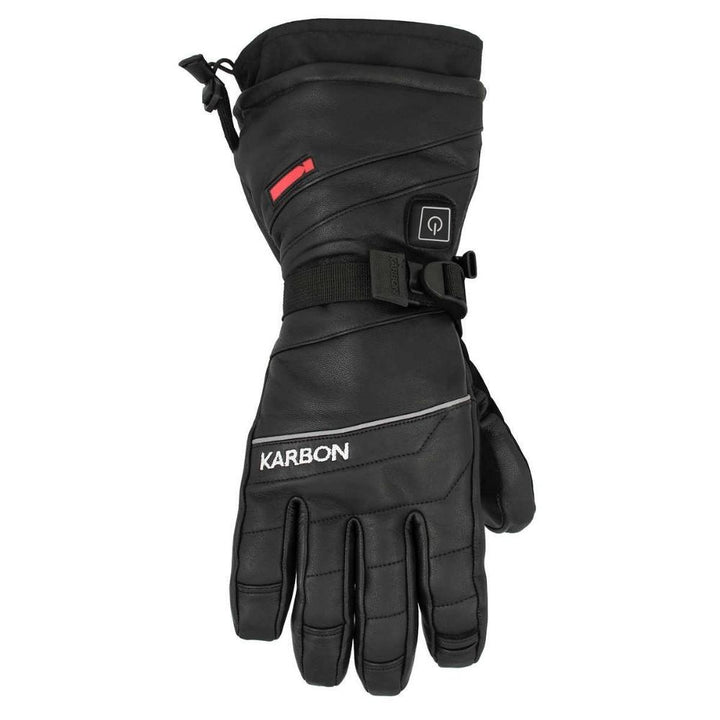 Karbon – Heated goatskin ski gloves with lithium-polymer battery