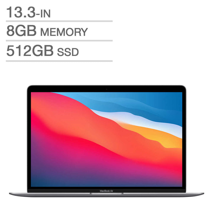 Apple - MacBook Air 13 pouces, puce Apple M1, 8 Go de RAM, 512 Go de SSD