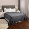 Life Comfort Ribbed Plush Throw