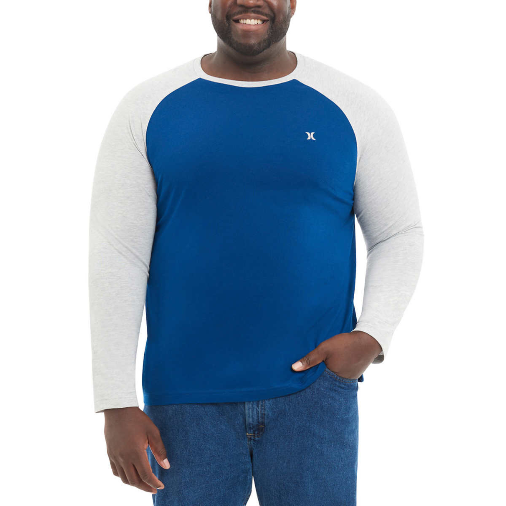 Hurley - Men's Long Sleeve Shirt, 2-Pack