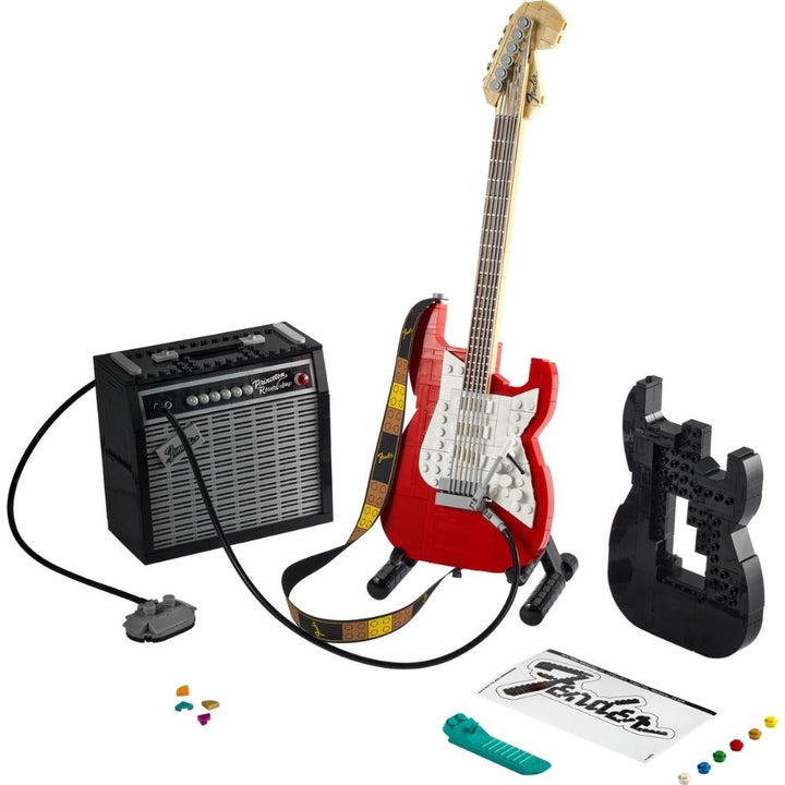 LEGO 21329 Fender Stratocaster Building Kit for Guitarists and Music Lovers 