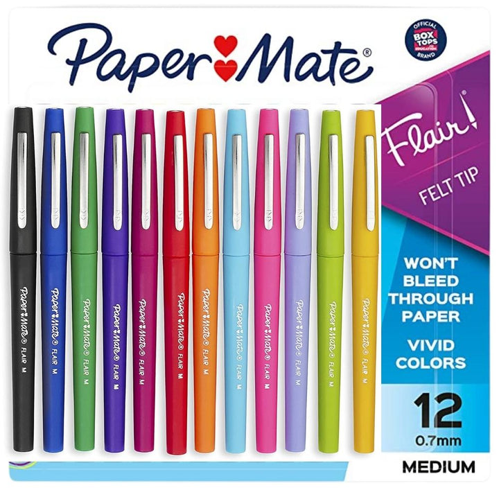 Paper Mate - Porous Marker, Medium Nylon Tip Pen, Flair Point Guard (74423) 