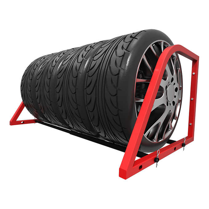 Heavy Duty Wall Mounted Tire Storage Rack CHAP Aubaines