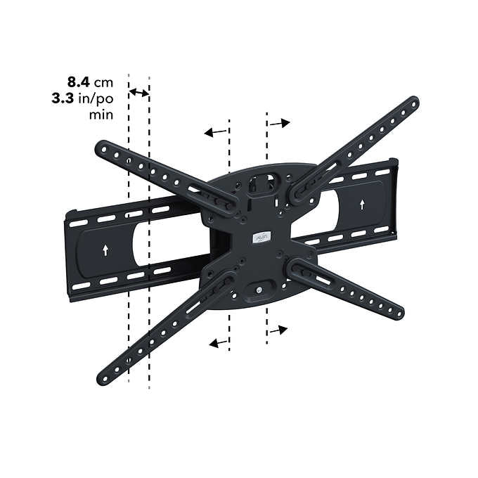 AVF Tilt and Turn Wall Mount for 32" to 90" Flat Screen TVs